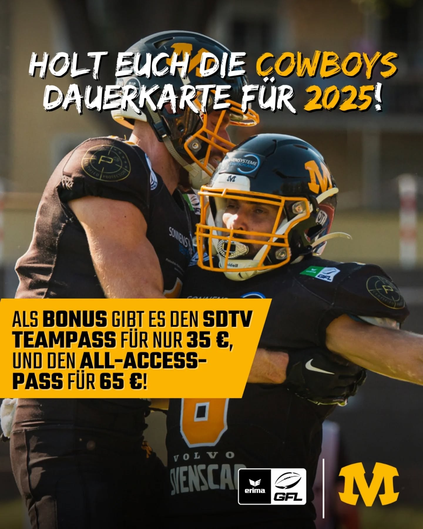 15 € RABATT FÜR DAUERKARTENBESITZER AUF DEN SDTV STREAMPASS!