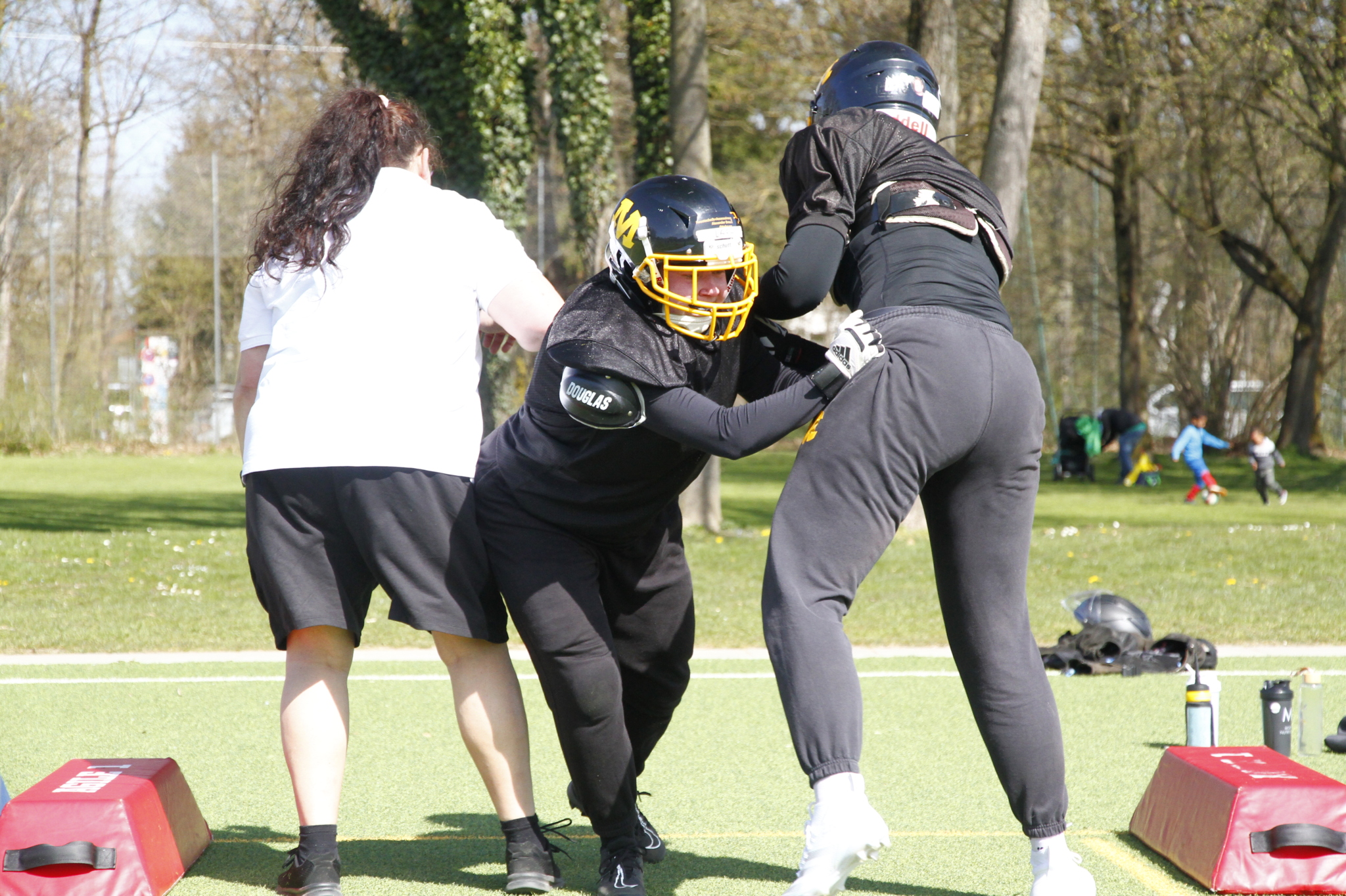 Gemeinsames Trainingscamp der Munich Cowboys Ladies und Fursty Razorbacks Ladies