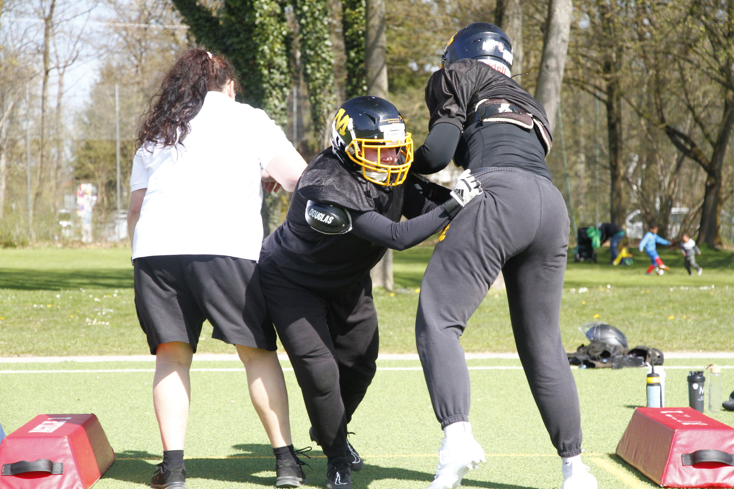 Gemeinsames Trainingscamp der Munich Cowboys Ladies und Fursty Razorbacks Ladies