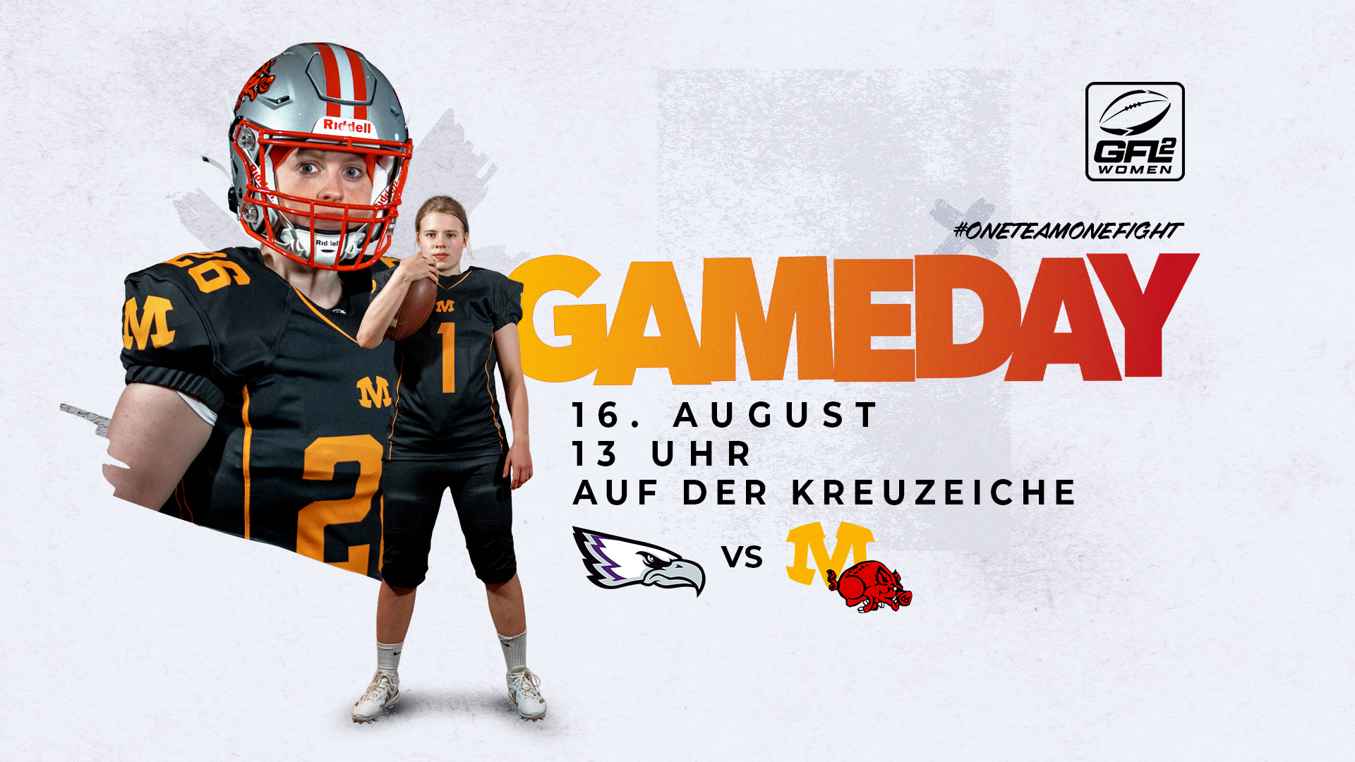 SG Cowboys/Razorbacks Ladies bestreiten am 16.08. ihr letztes Auswärtsspiel gegen Tabellenführer Reutlingen Eagles Ladies.