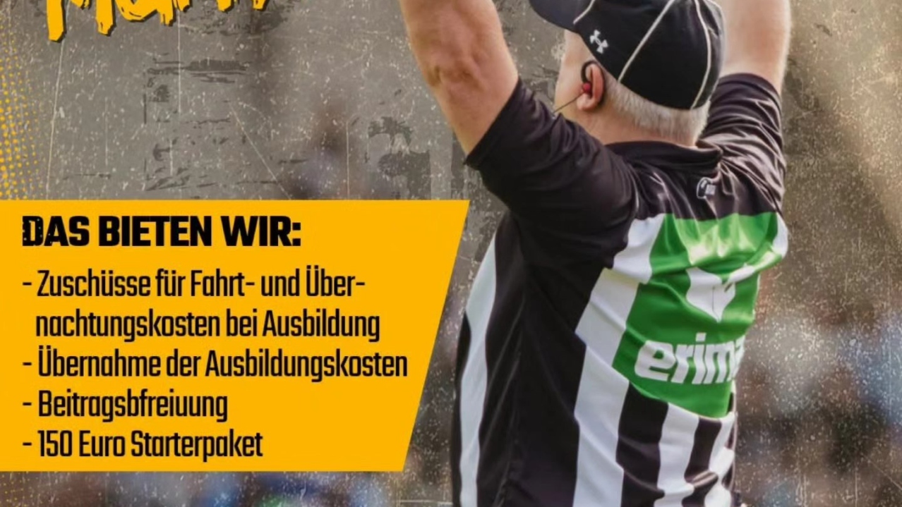 Werde Schiedsrichter bei den Munich Cowboys
