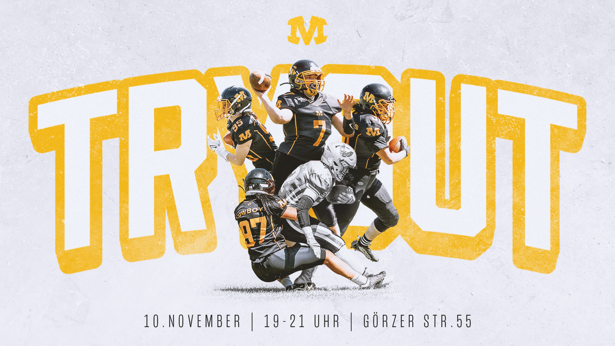 Am 10. November 2025 laden die Munich Cowboys Ladies alle interessierten Mädchen und Frauen ab 16 Jahren zu einem offenen American-Football-Tryout ein.